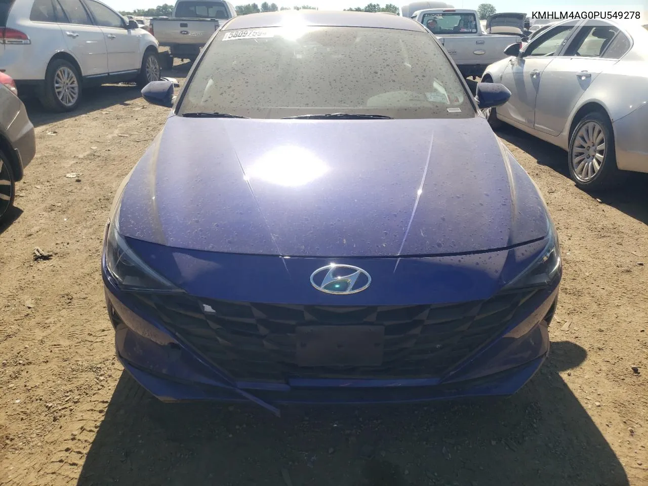 2023 Hyundai Elantra Sel VIN: KMHLM4AG0PU549278 Lot: 58097594