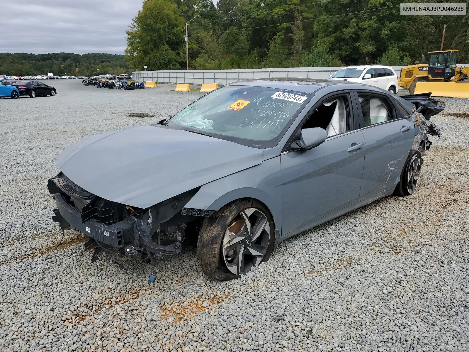 2023 Hyundai Elantra Limited VIN: KMHLN4AJ3PU046238 Lot: 62620243