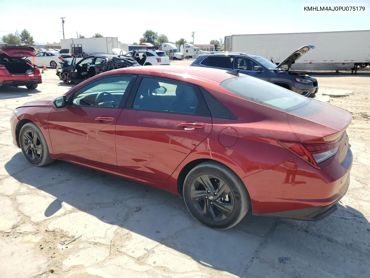 2023 Hyundai Elantra Blue VIN: KMHLM4AJ0PU075179 Lot: 67703394