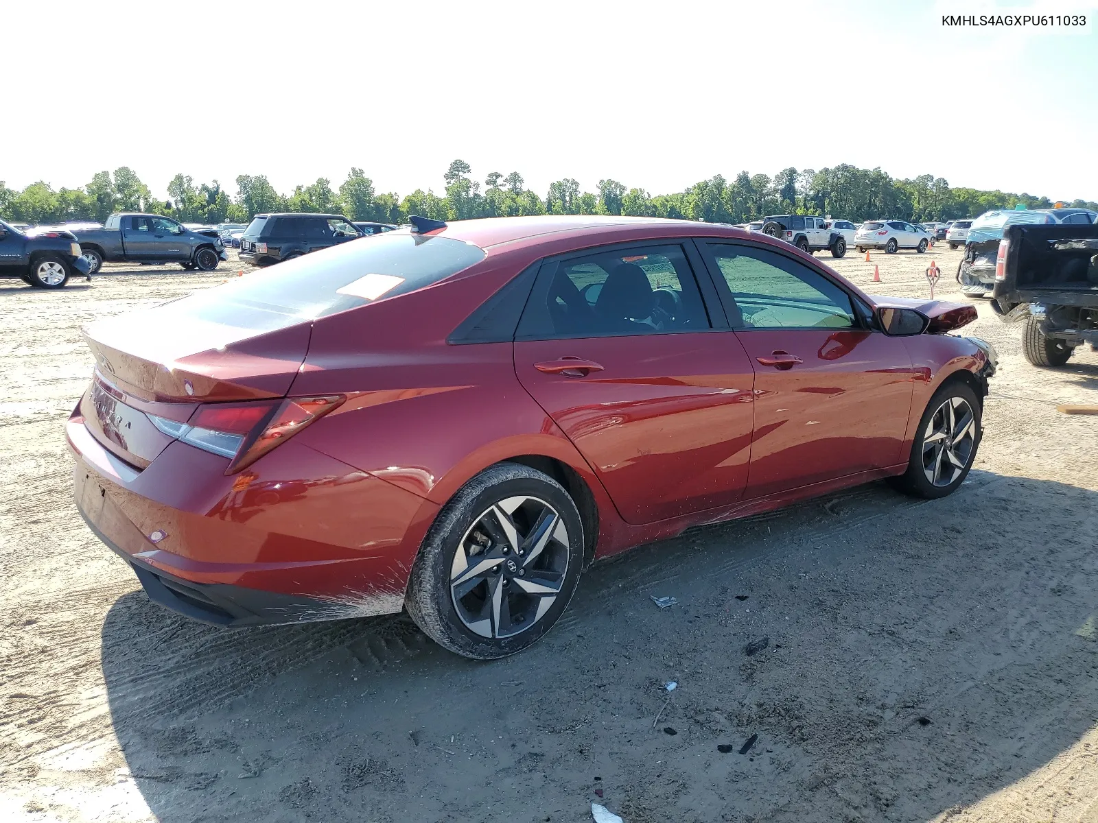 2023 Hyundai Elantra Sel VIN: KMHLS4AGXPU611033 Lot: 68265844