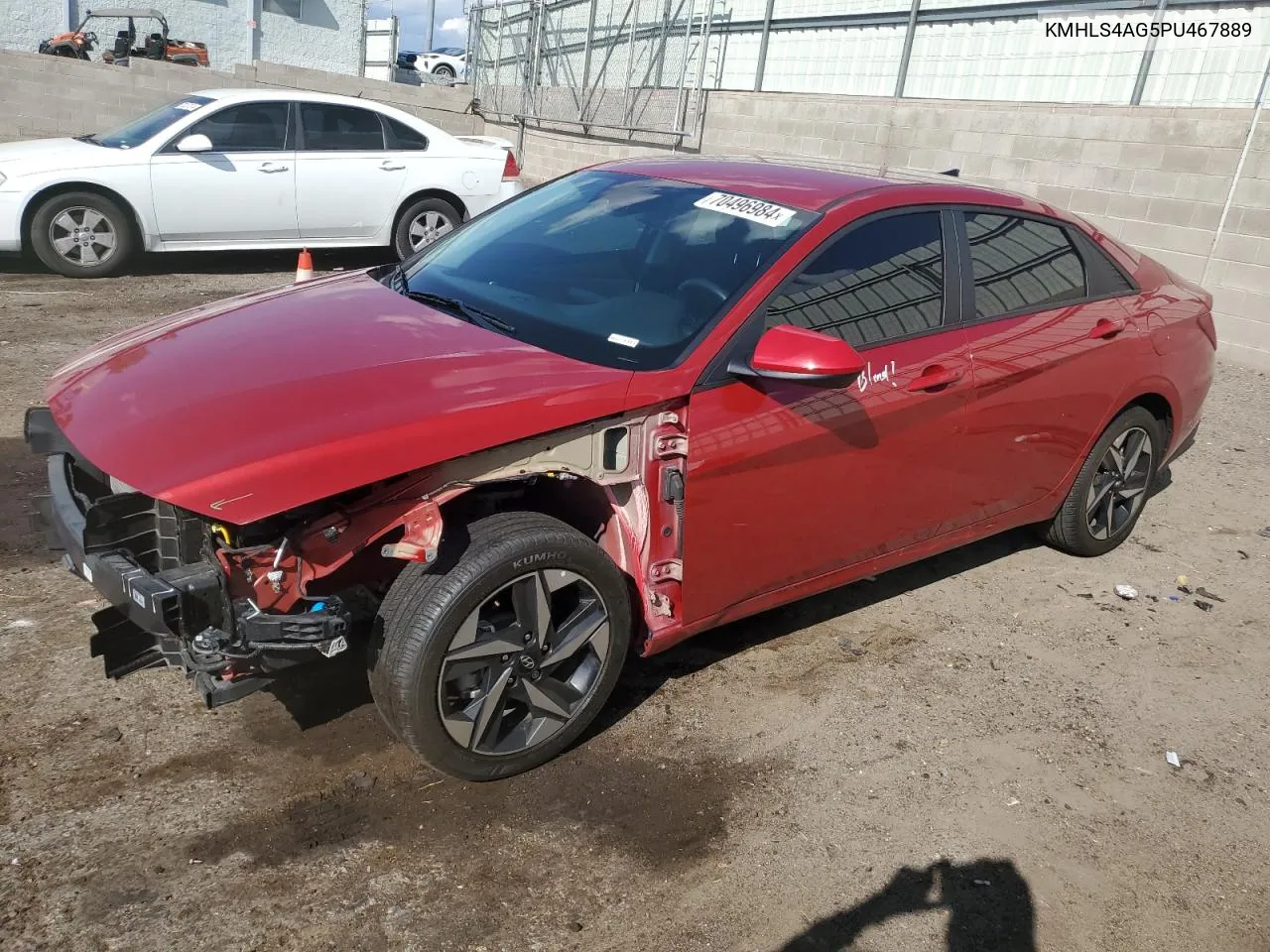 KMHLS4AG5PU467889 2023 Hyundai Elantra Sel