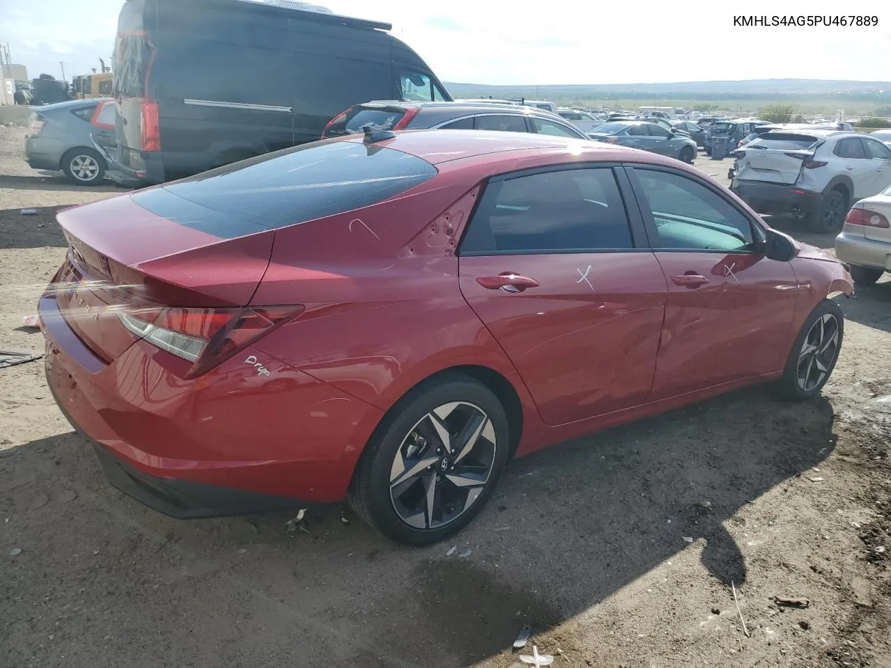 2023 Hyundai Elantra Sel VIN: KMHLS4AG5PU467889 Lot: 70496984