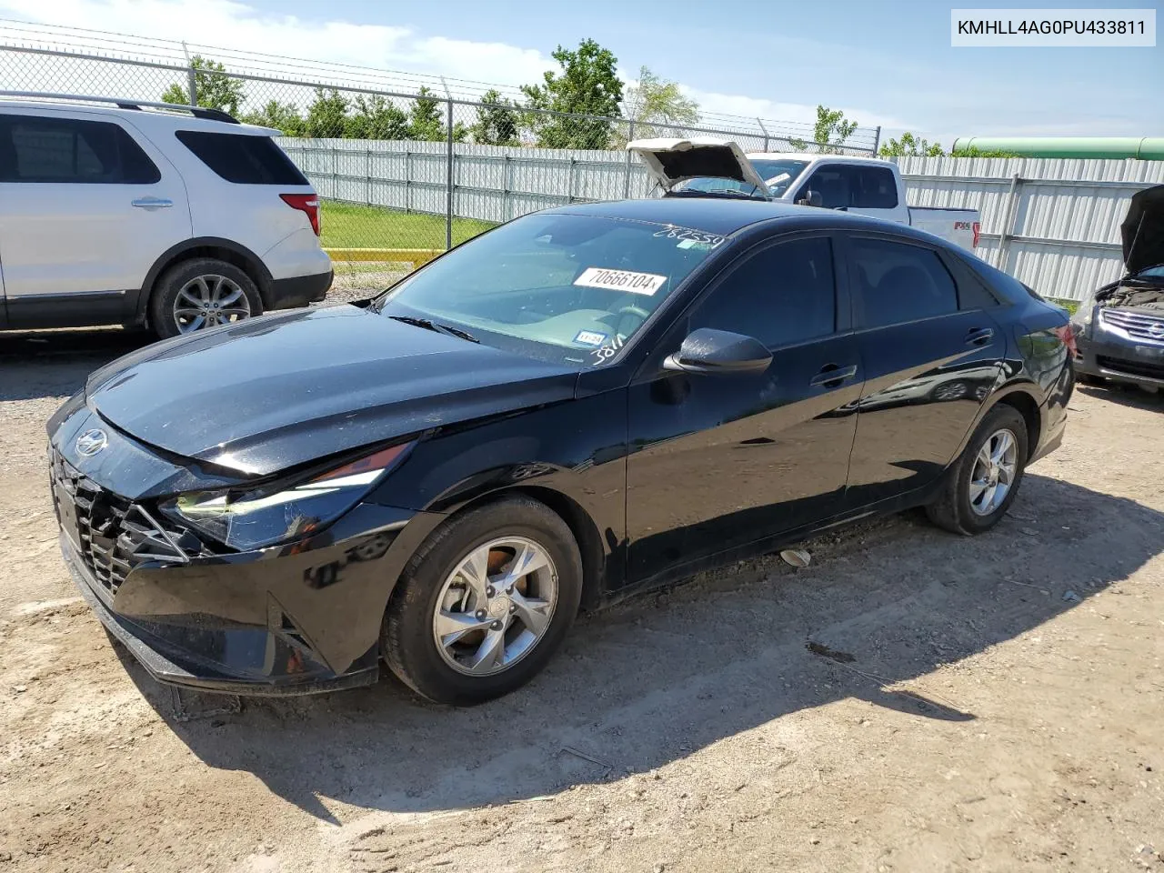 2023 Hyundai Elantra Se VIN: KMHLL4AG0PU433811 Lot: 70666104