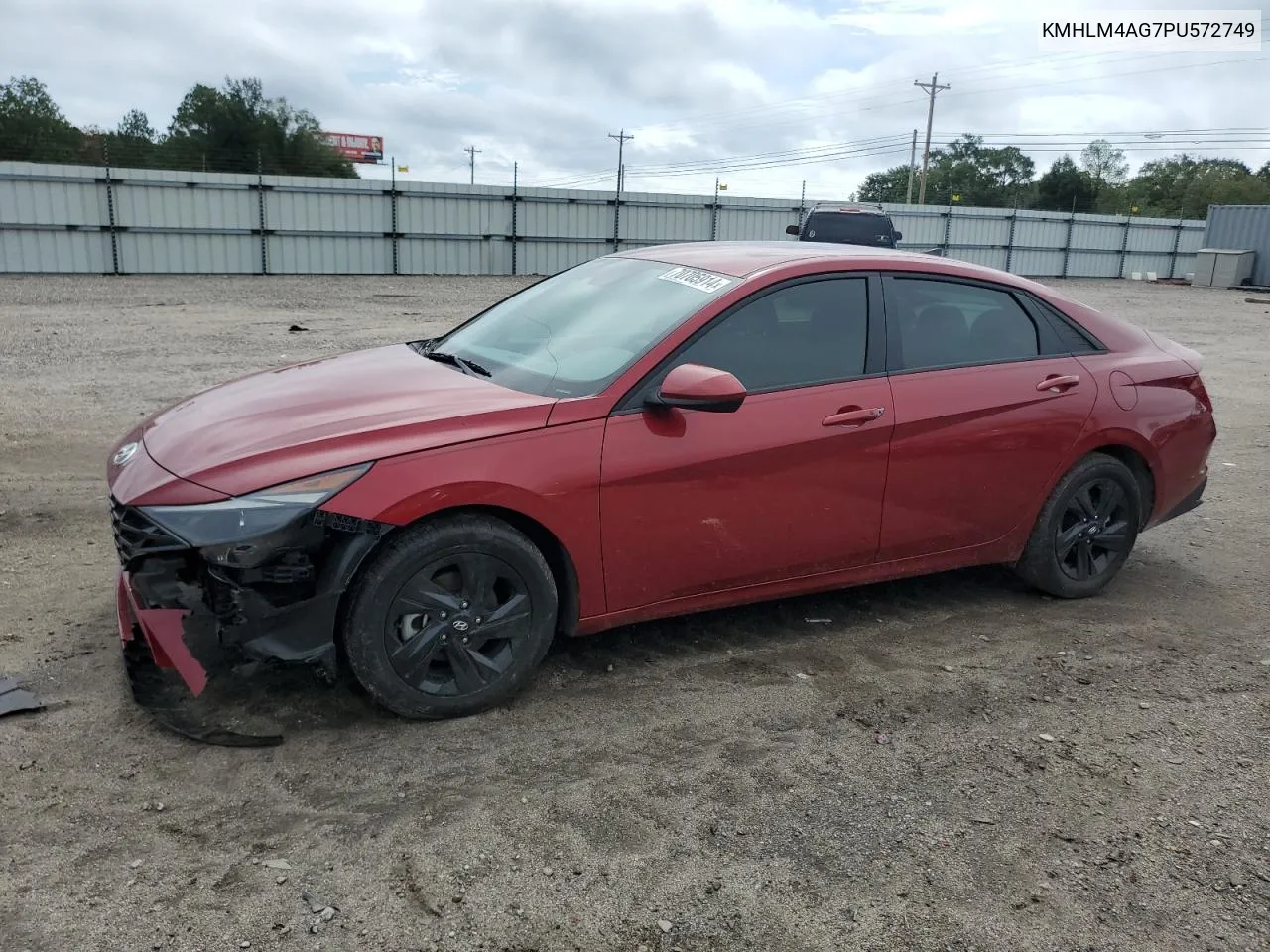 2023 Hyundai Elantra Sel VIN: KMHLM4AG7PU572749 Lot: 70705914