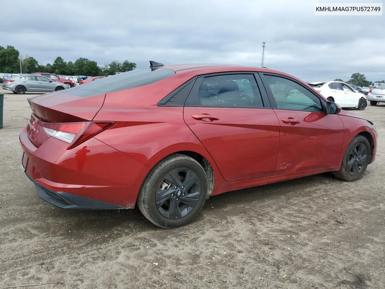 2023 Hyundai Elantra Sel VIN: KMHLM4AG7PU572749 Lot: 70705914