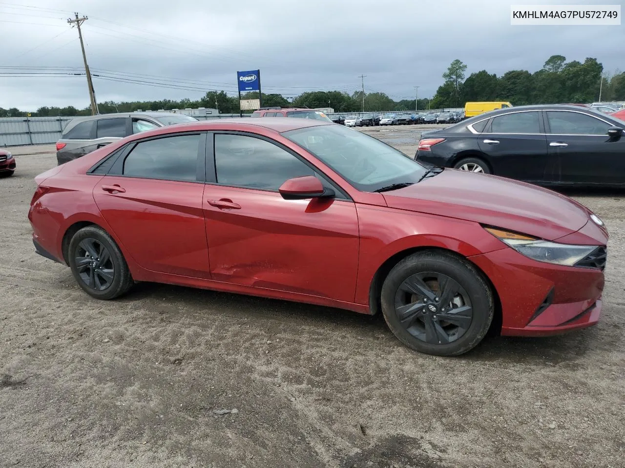 2023 Hyundai Elantra Sel VIN: KMHLM4AG7PU572749 Lot: 70705914