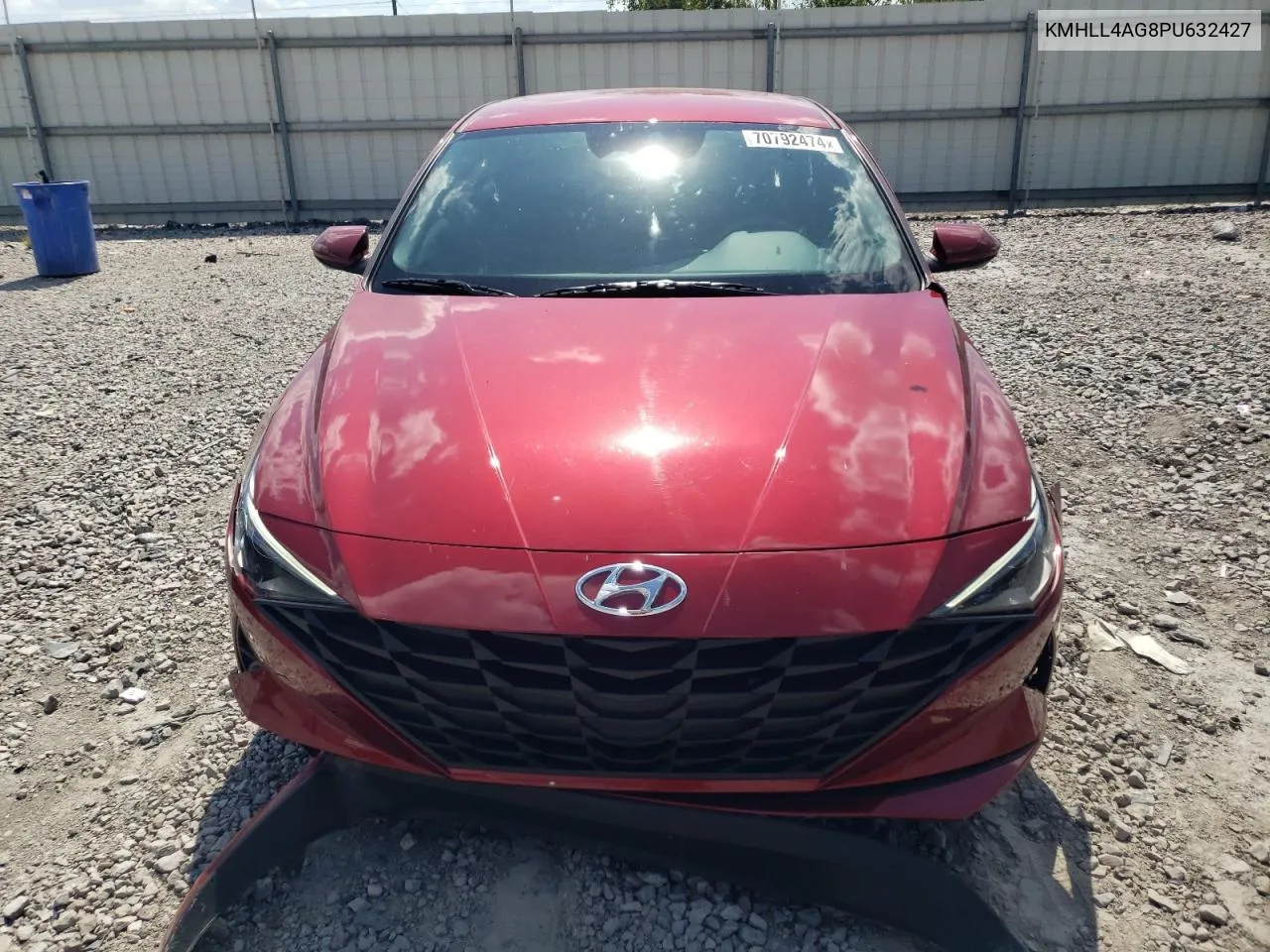 2023 Hyundai Elantra Se VIN: KMHLL4AG8PU632427 Lot: 70792474