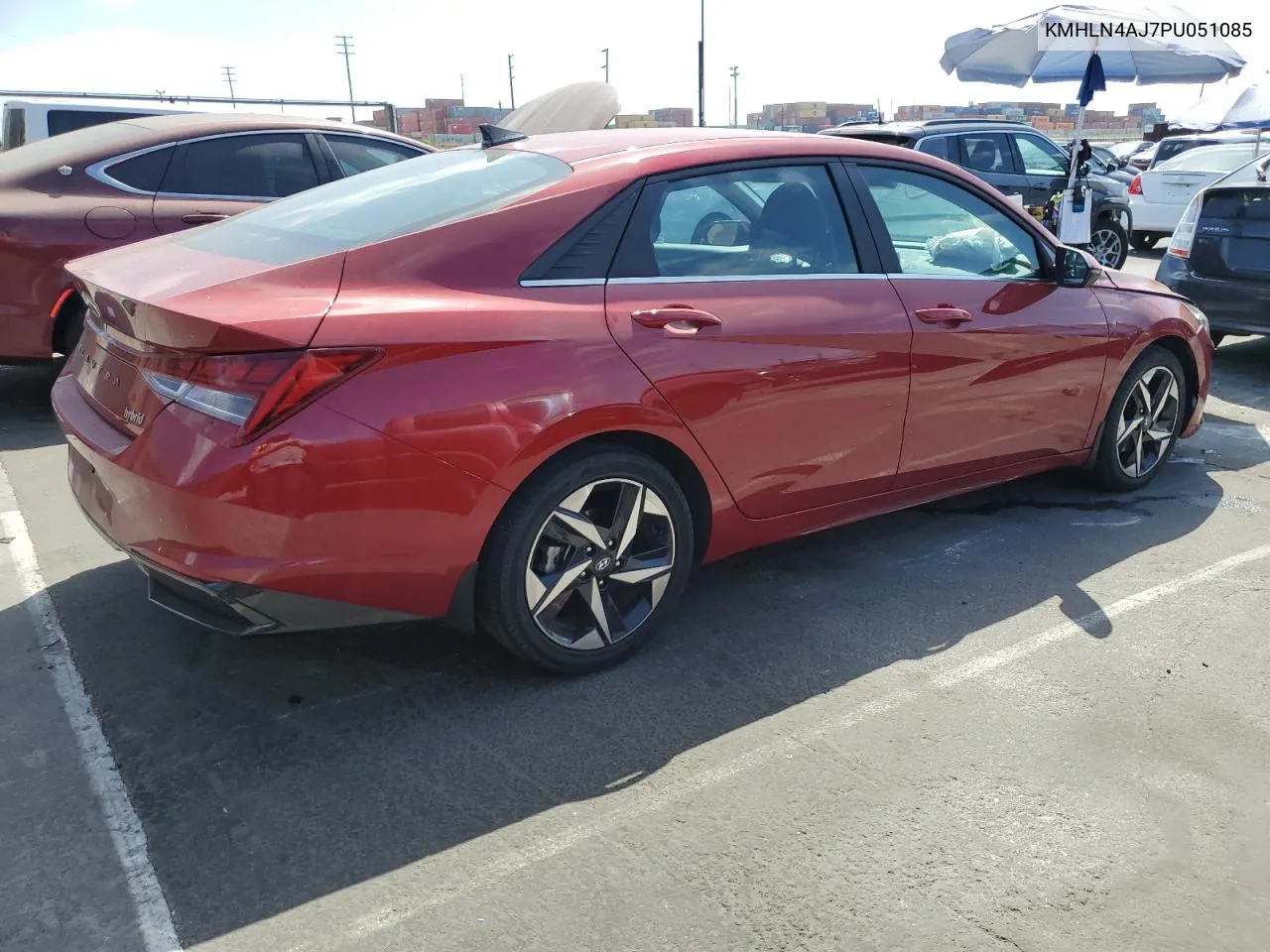 2023 Hyundai Elantra Limited VIN: KMHLN4AJ7PU051085 Lot: 70818714