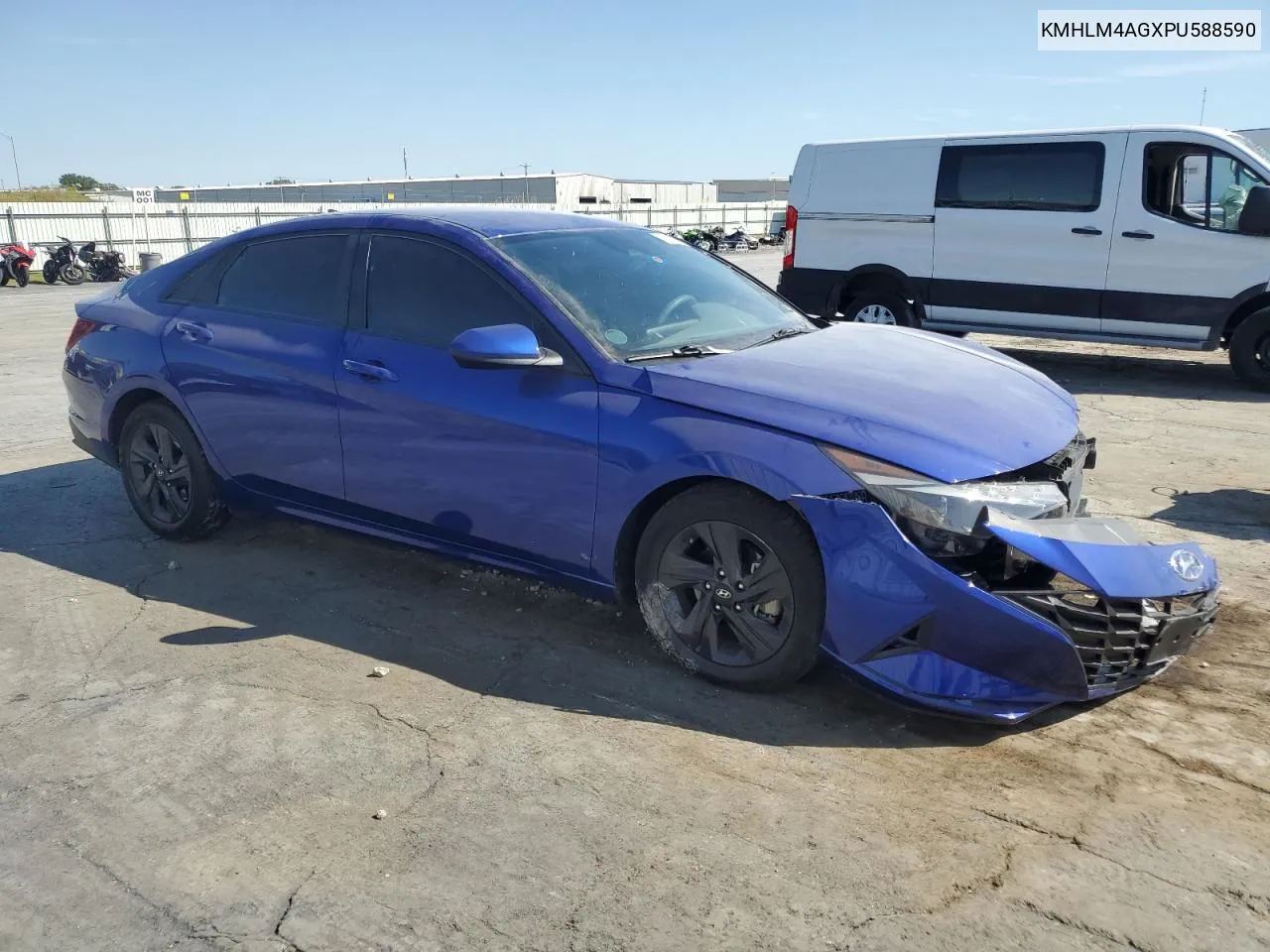 2023 Hyundai Elantra Sel VIN: KMHLM4AGXPU588590 Lot: 70911404