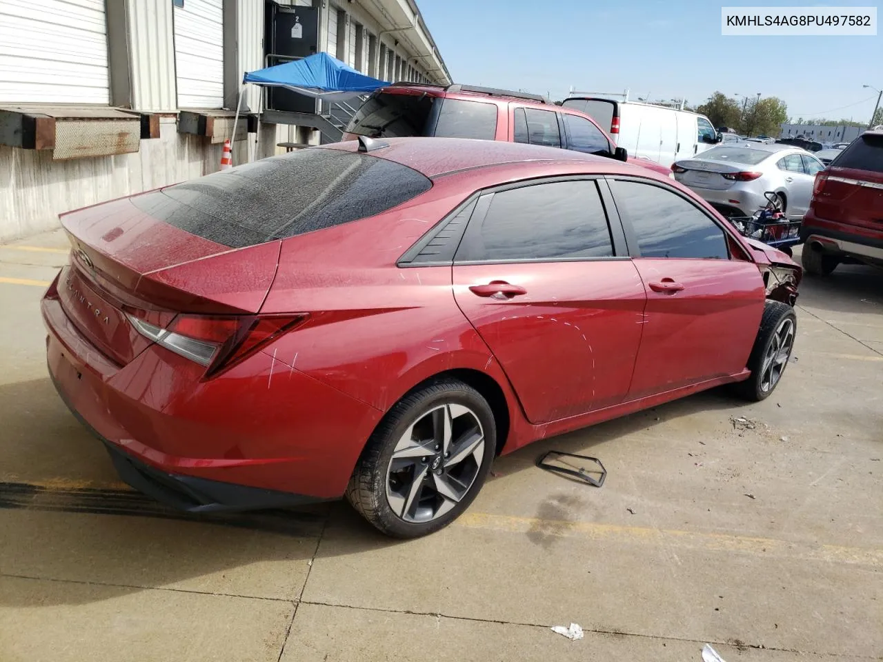 2023 Hyundai Elantra Sel VIN: KMHLS4AG8PU497582 Lot: 70983444