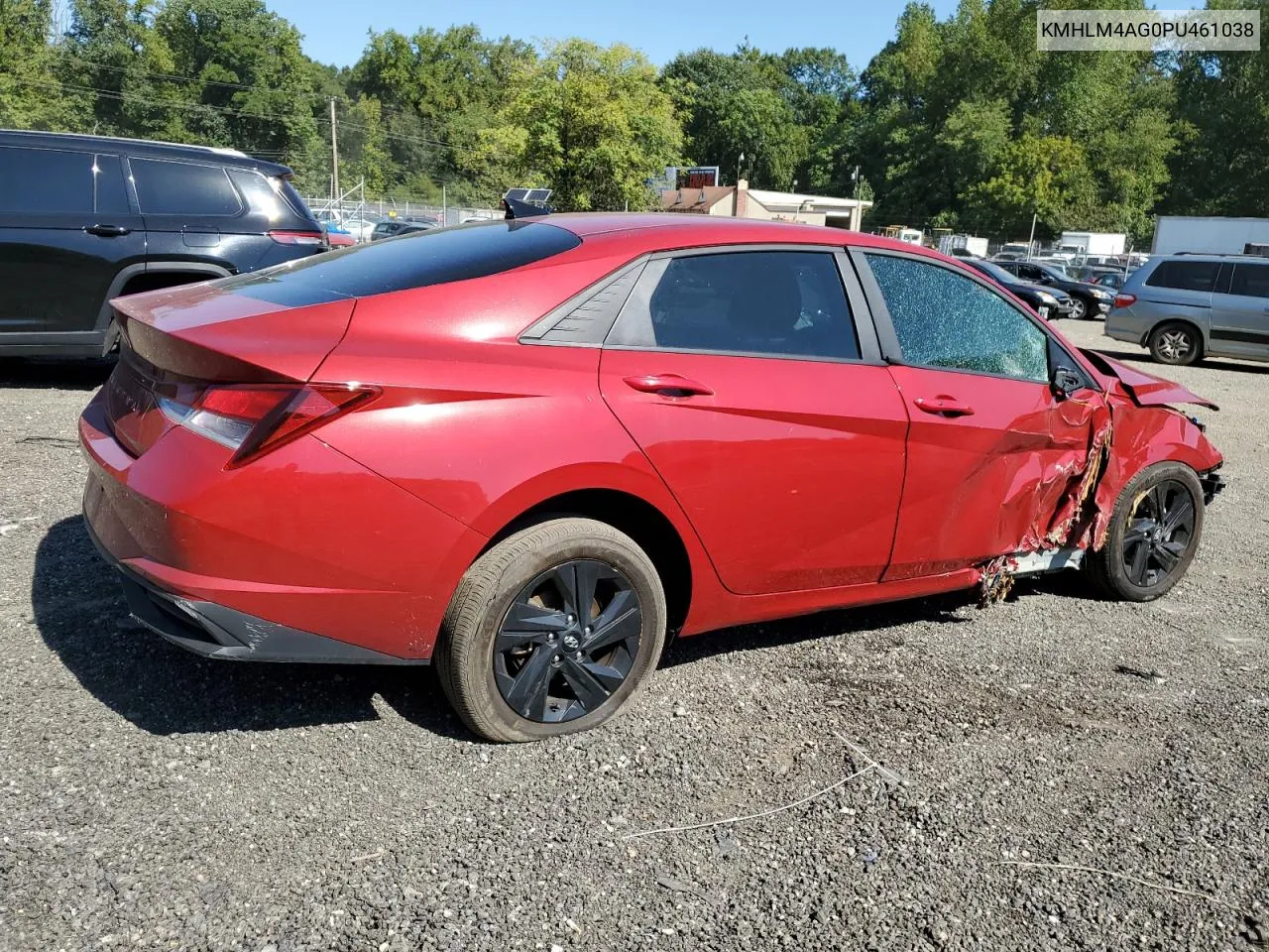 2023 Hyundai Elantra Sel VIN: KMHLM4AG0PU461038 Lot: 70999344