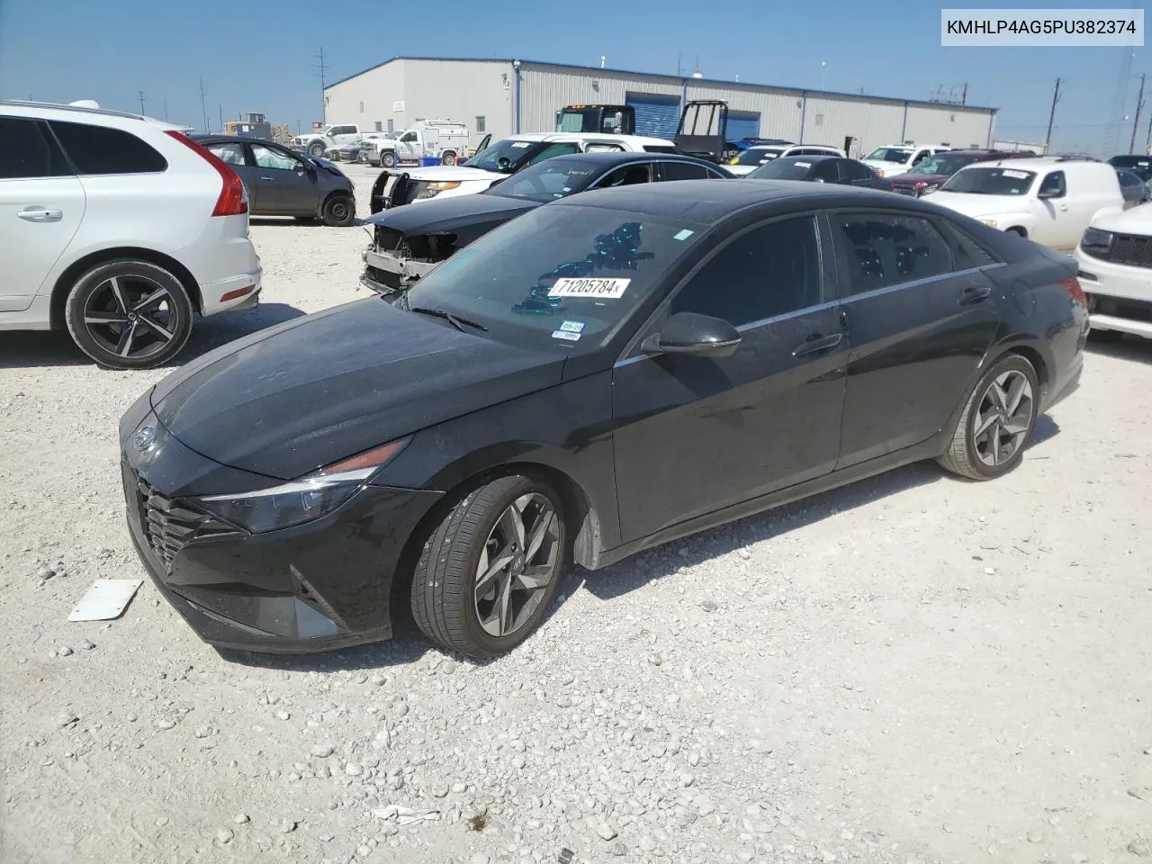 2023 Hyundai Elantra Limited VIN: KMHLP4AG5PU382374 Lot: 71205784