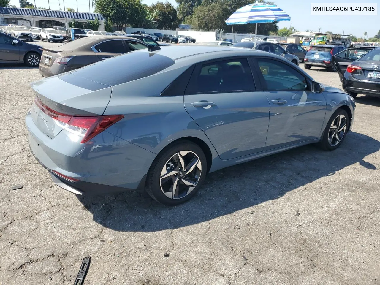 KMHLS4AG6PU437185 2023 Hyundai Elantra Sel