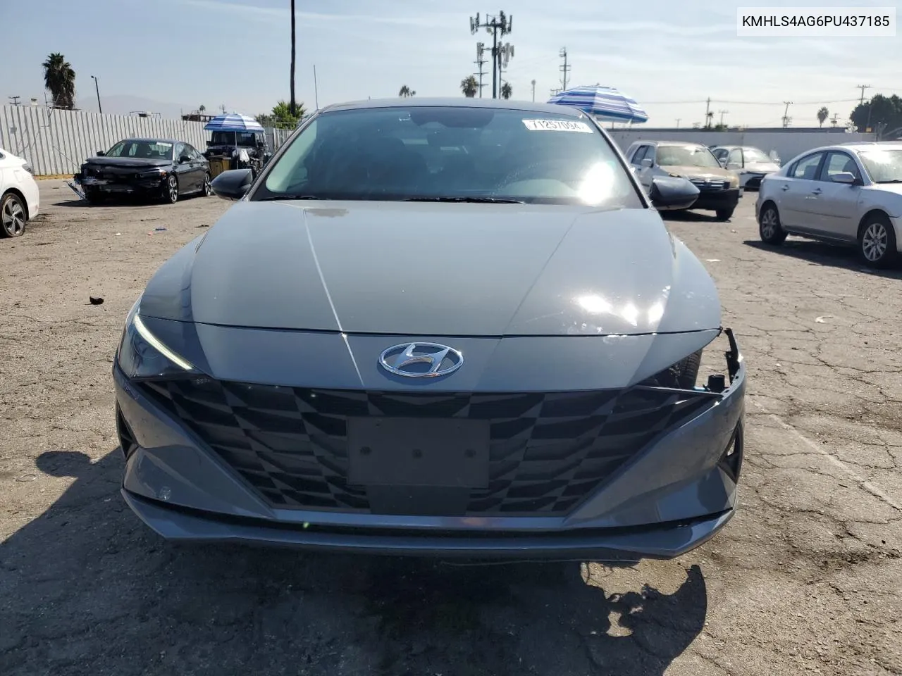 2023 Hyundai Elantra Sel VIN: KMHLS4AG6PU437185 Lot: 71257094