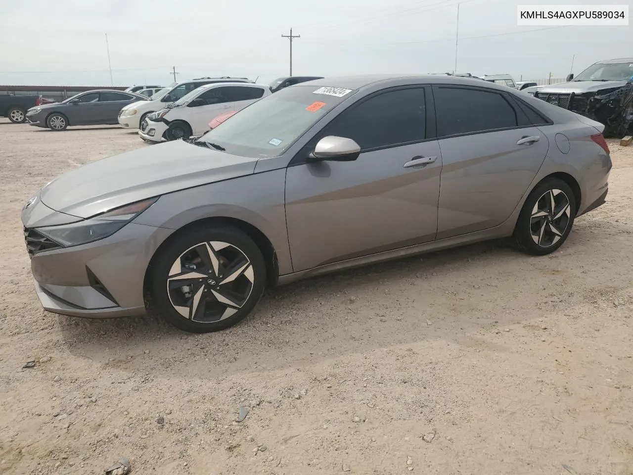 2023 Hyundai Elantra Sel VIN: KMHLS4AGXPU589034 Lot: 71365424