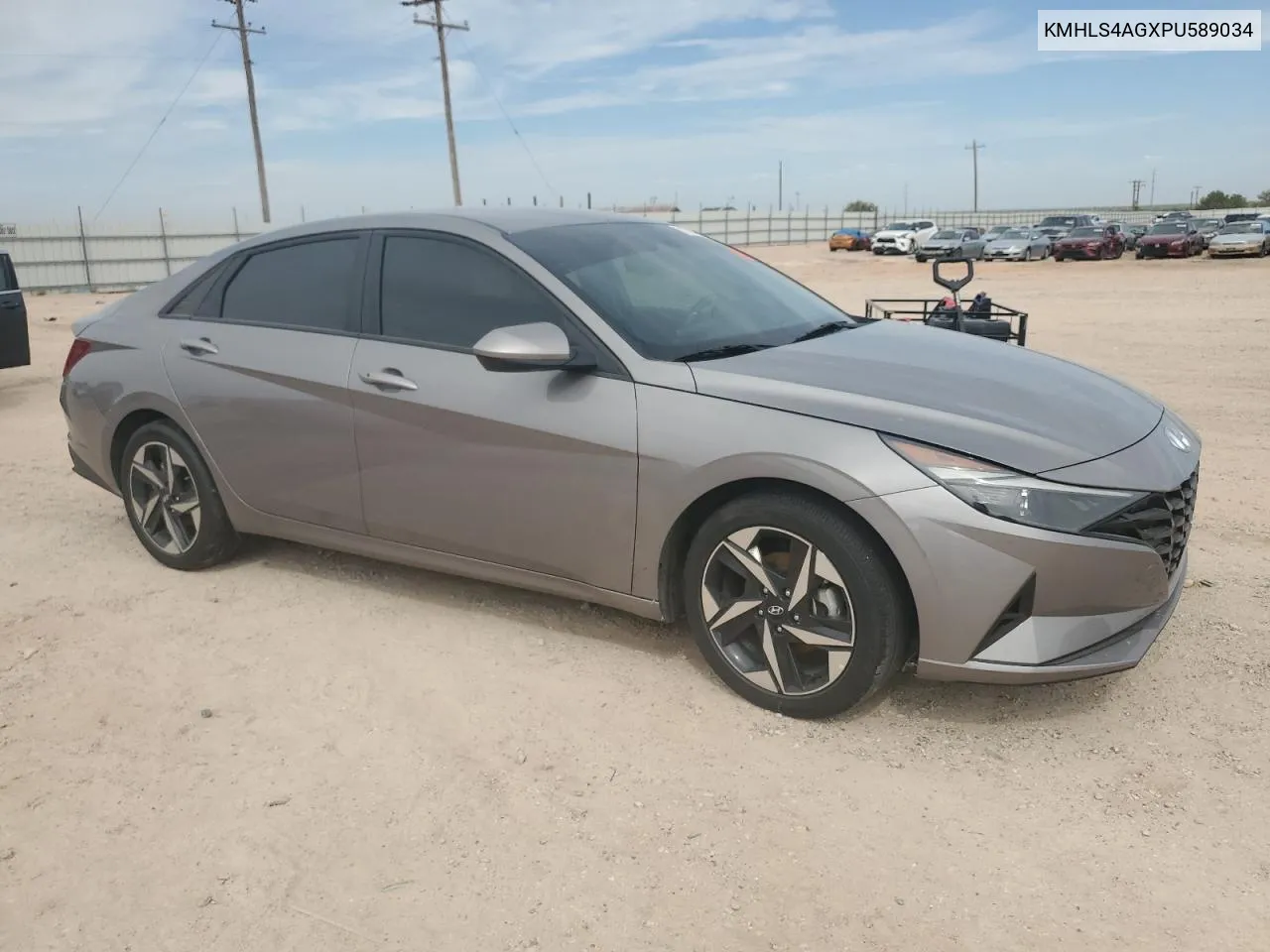 2023 Hyundai Elantra Sel VIN: KMHLS4AGXPU589034 Lot: 71365424