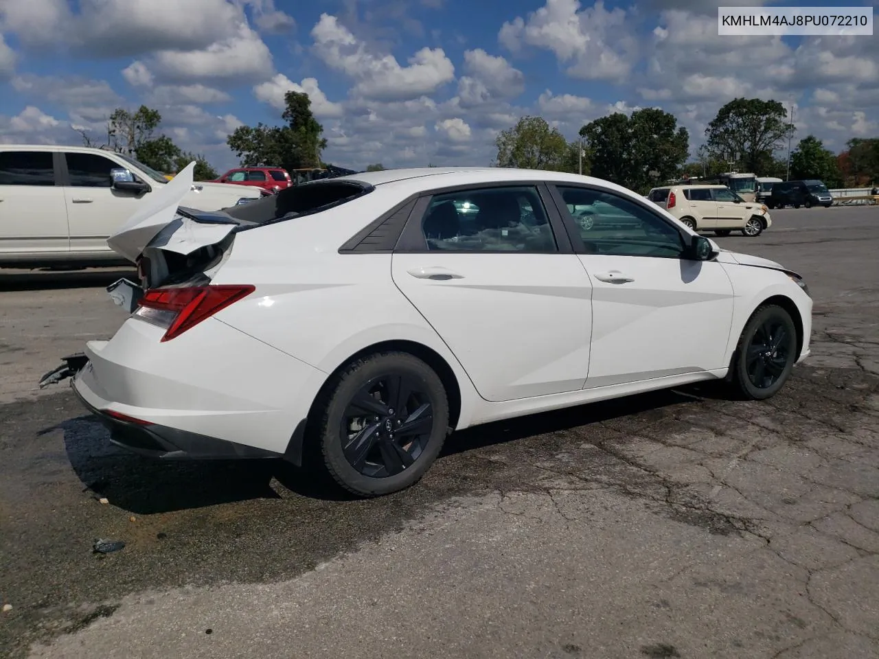 2023 Hyundai Elantra Blue VIN: KMHLM4AJ8PU072210 Lot: 71776684