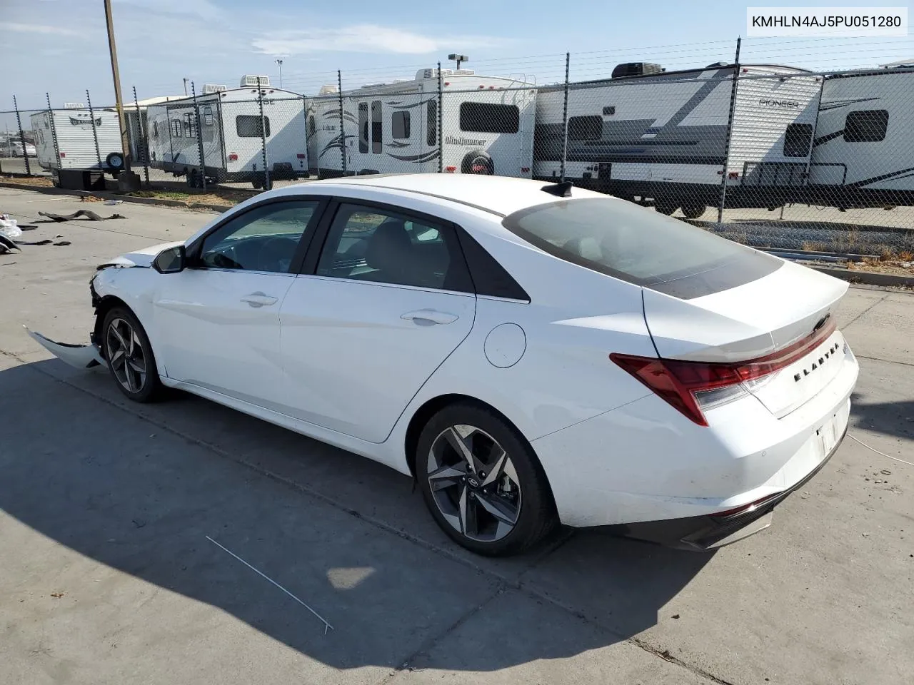 2023 Hyundai Elantra Limited VIN: KMHLN4AJ5PU051280 Lot: 71987054