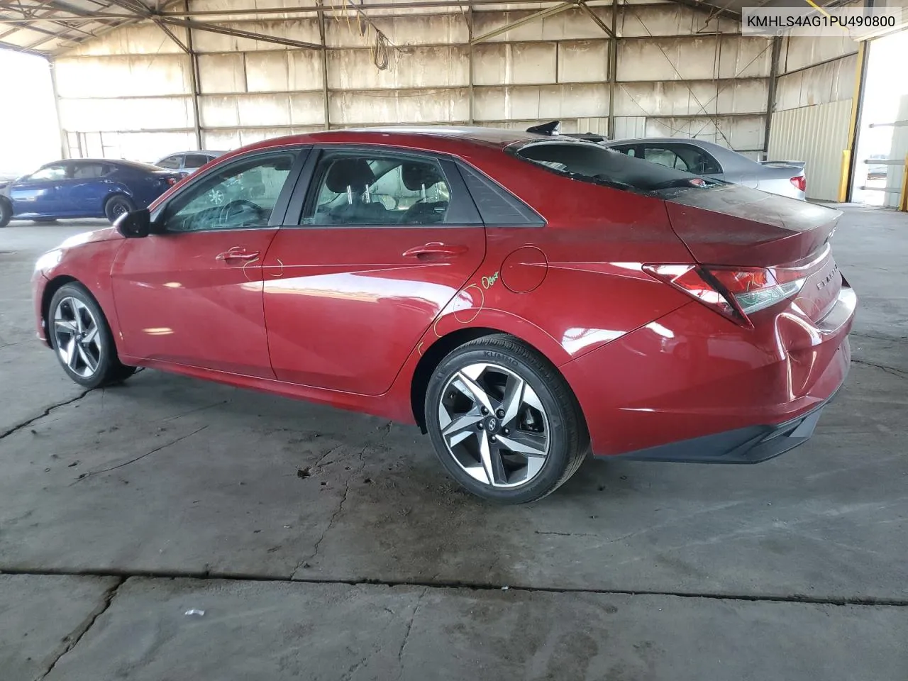 2023 Hyundai Elantra Sel VIN: KMHLS4AG1PU490800 Lot: 72067844