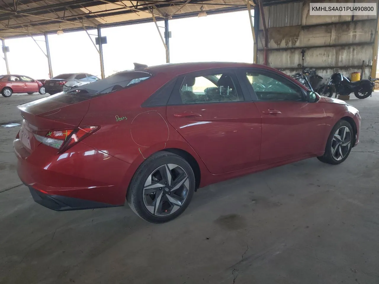 KMHLS4AG1PU490800 2023 Hyundai Elantra Sel