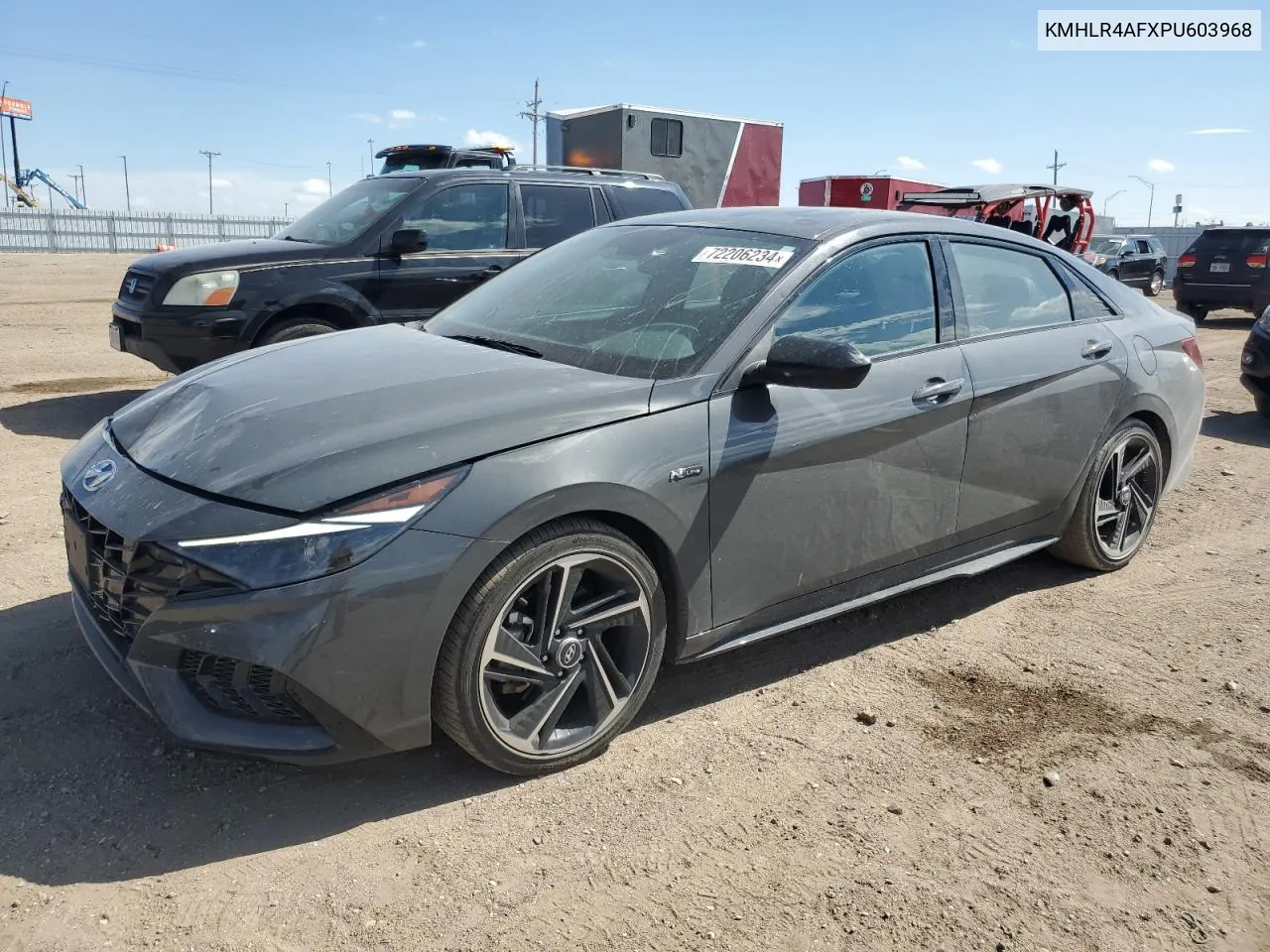 2023 Hyundai Elantra N Line VIN: KMHLR4AFXPU603968 Lot: 72206234