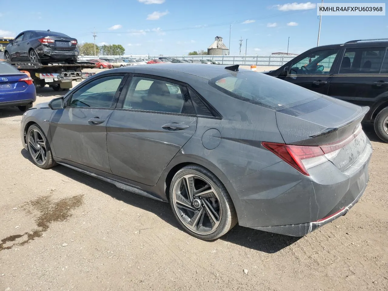 2023 Hyundai Elantra N Line VIN: KMHLR4AFXPU603968 Lot: 72206234