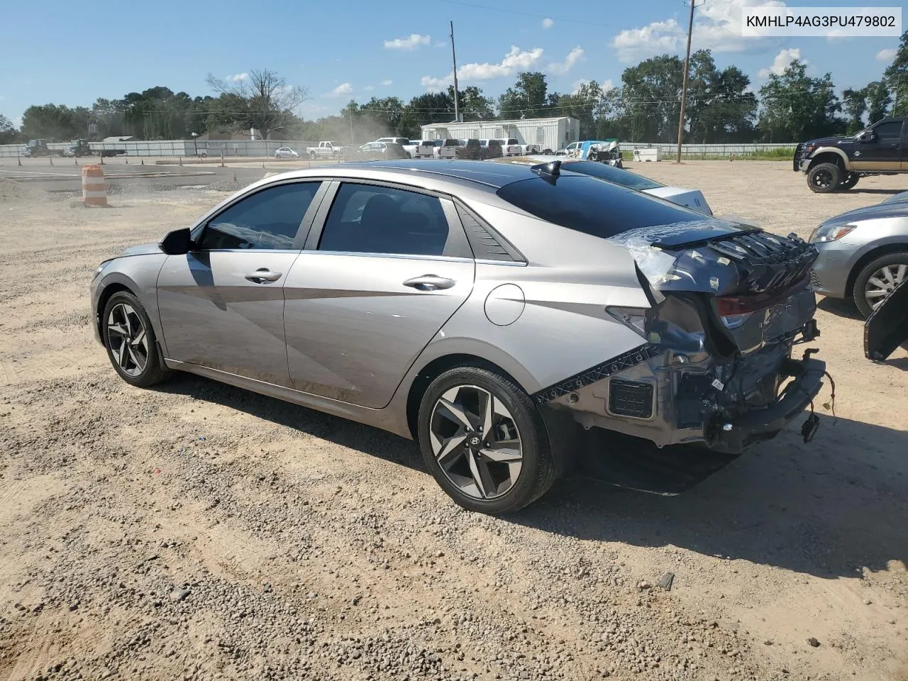 2023 Hyundai Elantra Limited VIN: KMHLP4AG3PU479802 Lot: 72266594