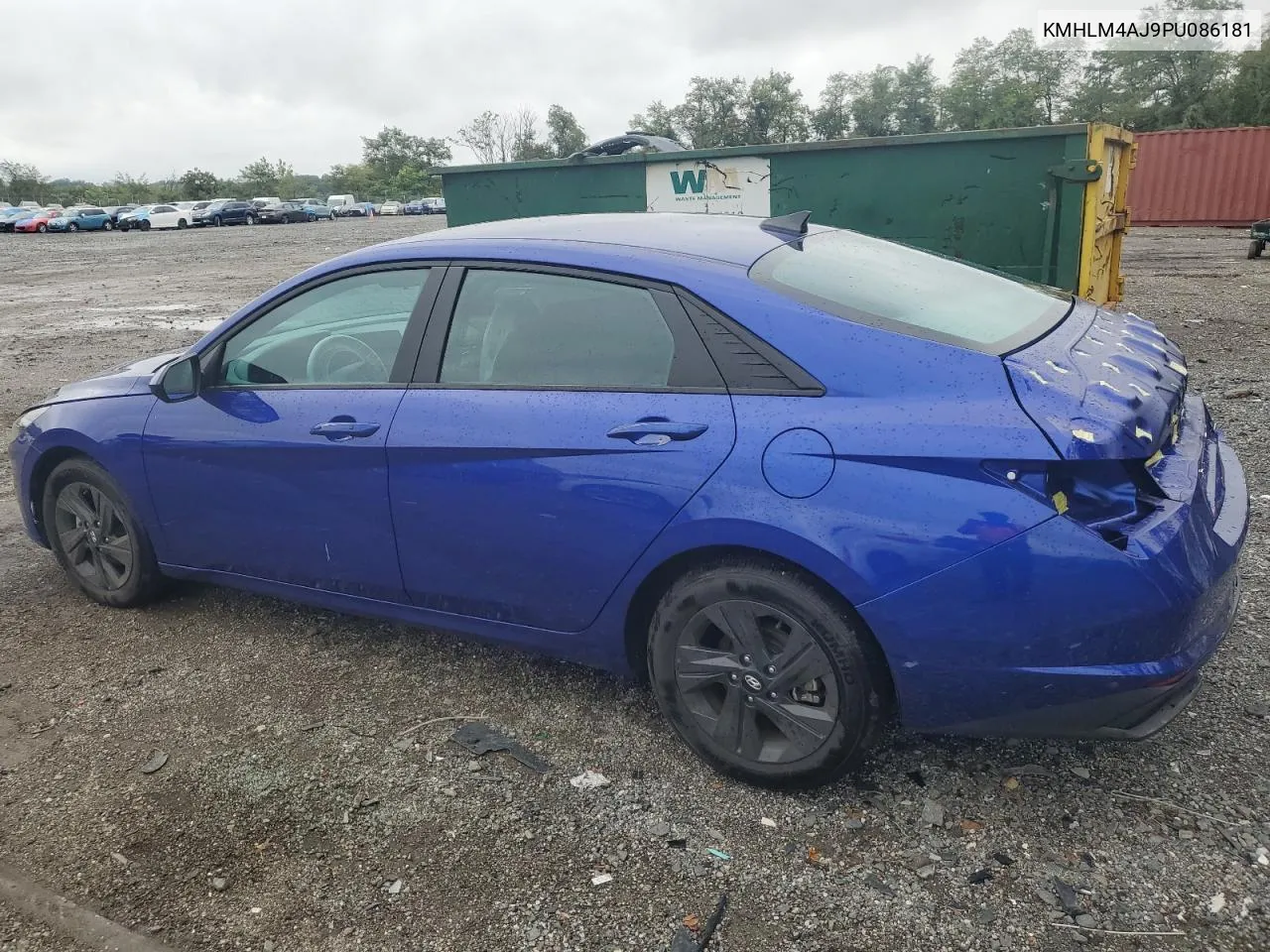 KMHLM4AJ9PU086181 2023 Hyundai Elantra Blue