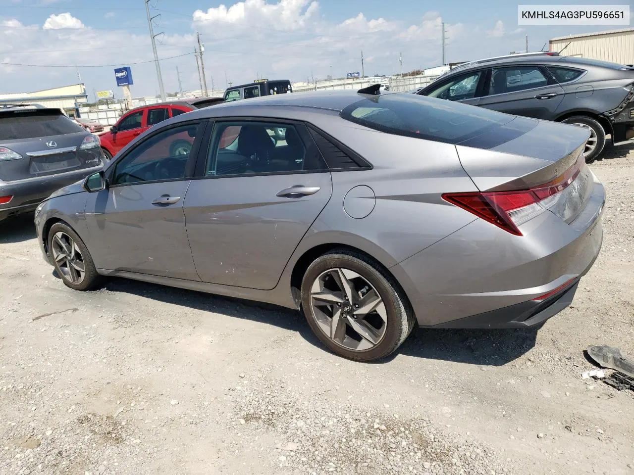 KMHLS4AG3PU596651 2023 Hyundai Elantra Sel