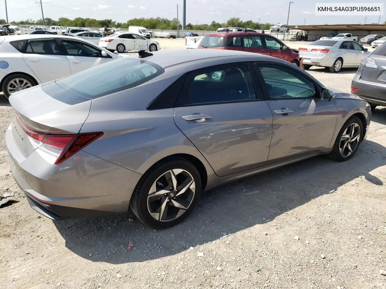 2023 Hyundai Elantra Sel VIN: KMHLS4AG3PU596651 Lot: 72477124