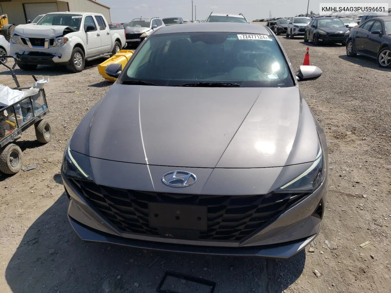 2023 Hyundai Elantra Sel VIN: KMHLS4AG3PU596651 Lot: 72477124