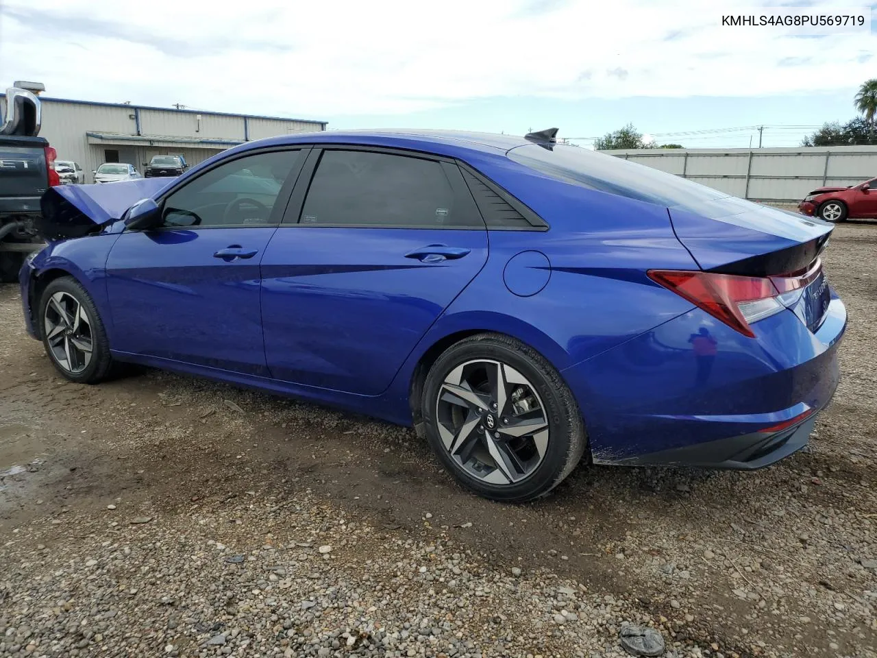 KMHLS4AG8PU569719 2023 Hyundai Elantra Sel