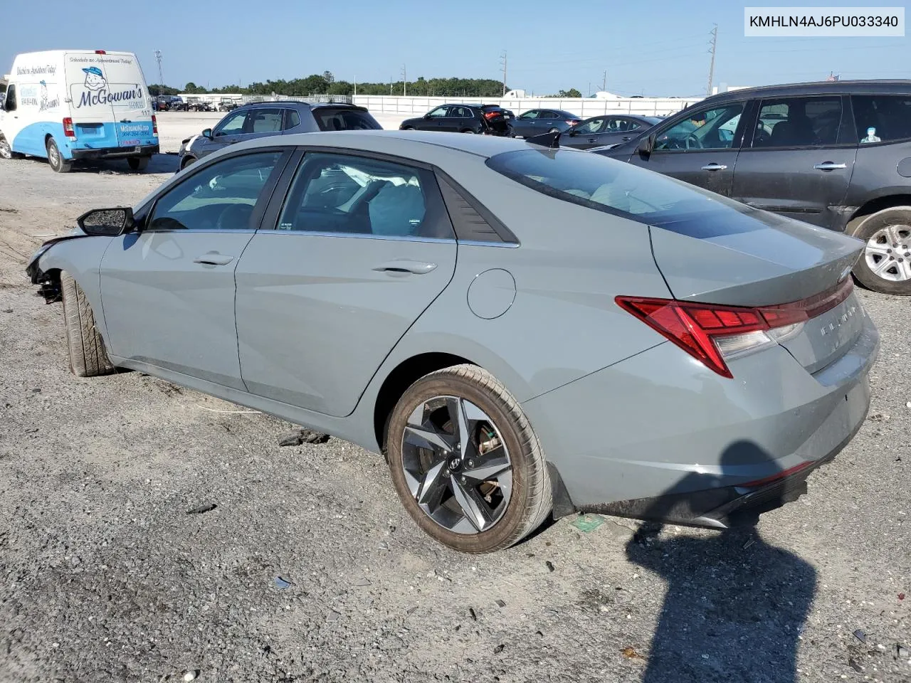 2023 Hyundai Elantra Limited VIN: KMHLN4AJ6PU033340 Lot: 72675634