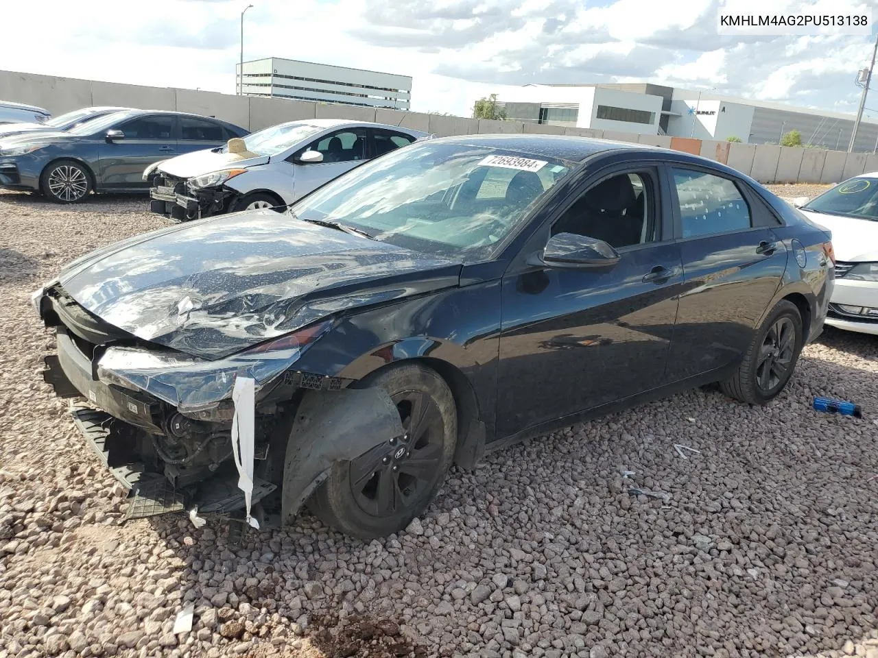 KMHLM4AG2PU513138 2023 Hyundai Elantra Sel