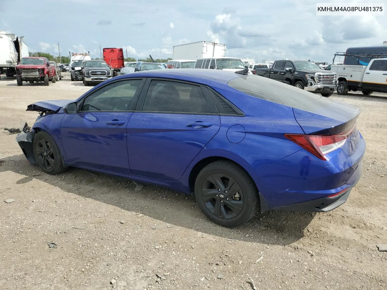 2023 Hyundai Elantra Sel VIN: KMHLM4AG8PU481375 Lot: 72761254