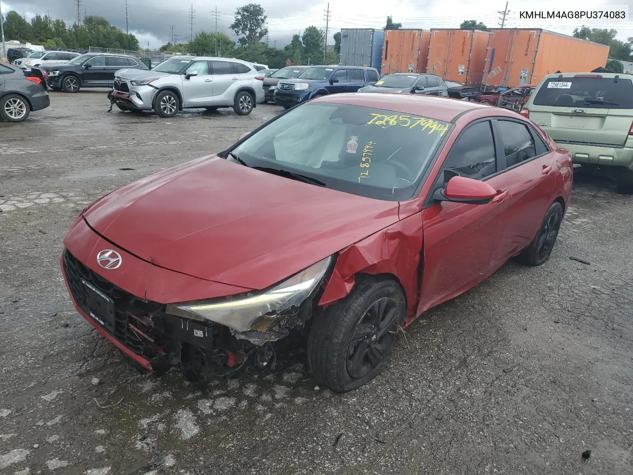 KMHLM4AG8PU374083 2023 Hyundai Elantra Sel