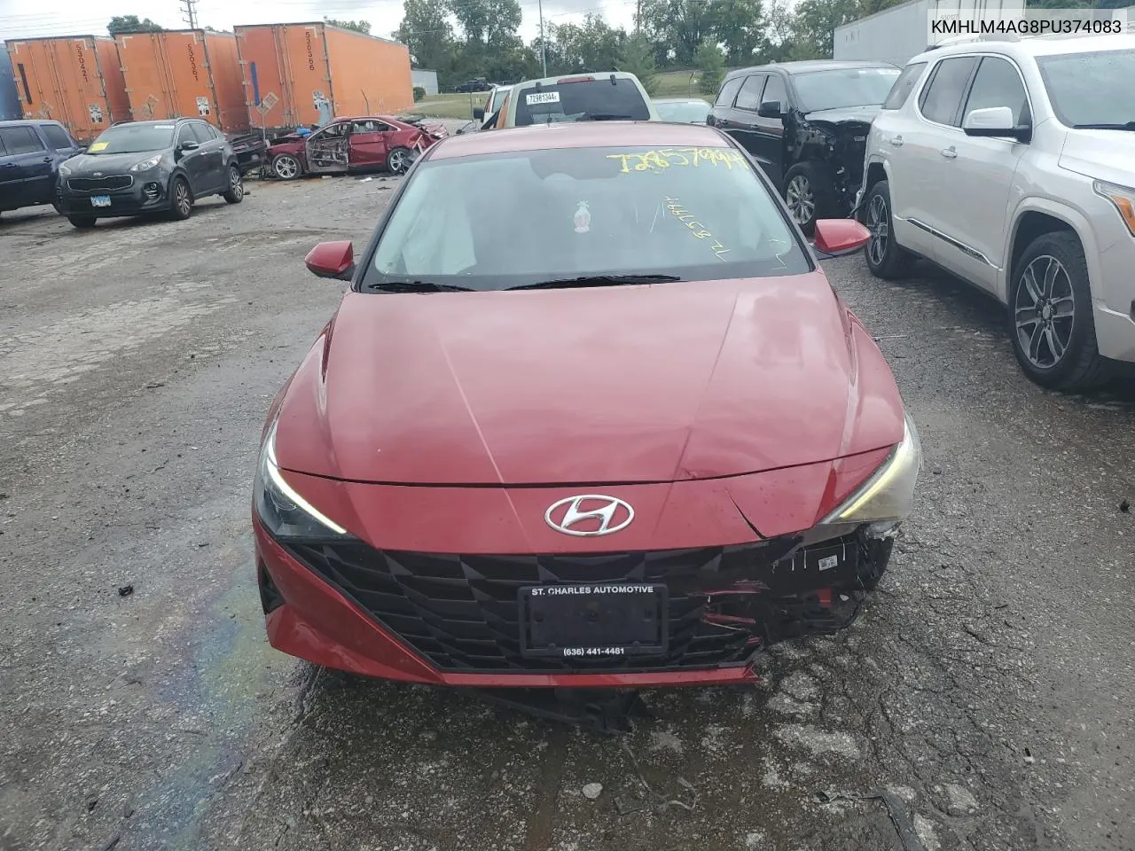 2023 Hyundai Elantra Sel VIN: KMHLM4AG8PU374083 Lot: 72857994