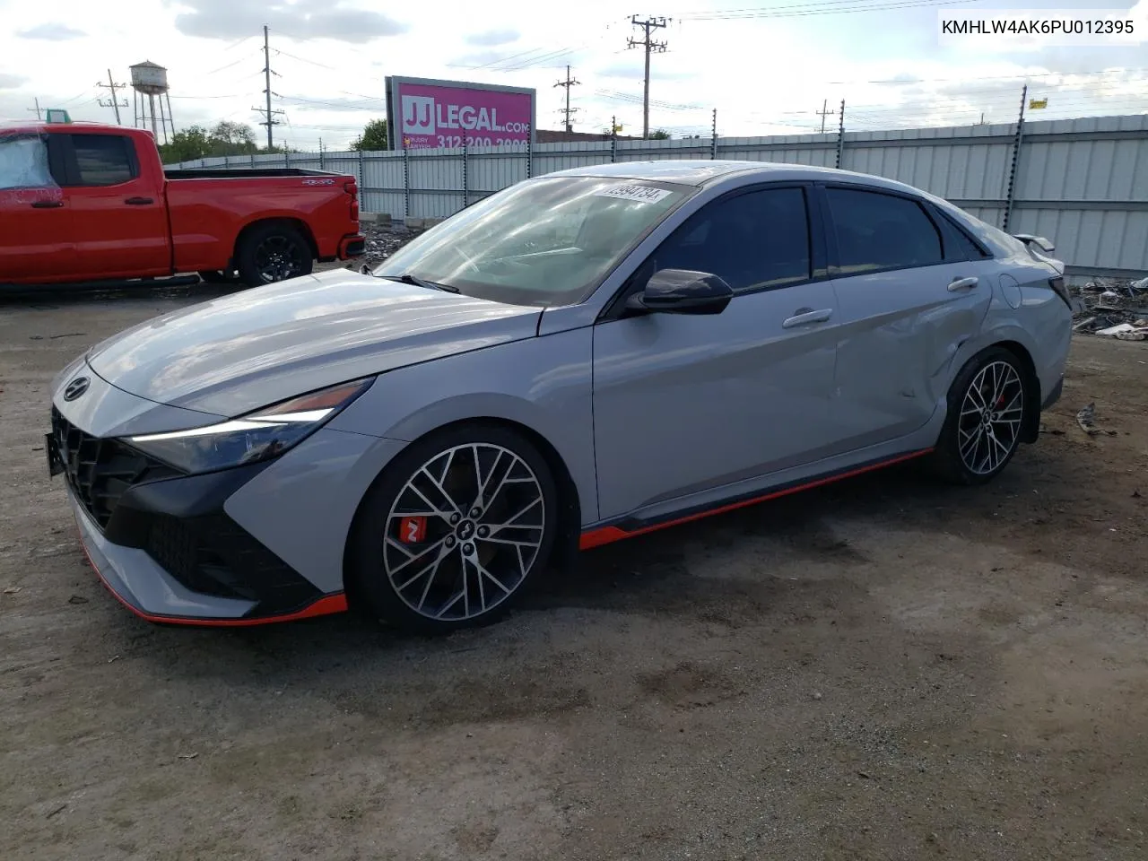 2023 Hyundai Elantra N VIN: KMHLW4AK6PU012395 Lot: 72994734