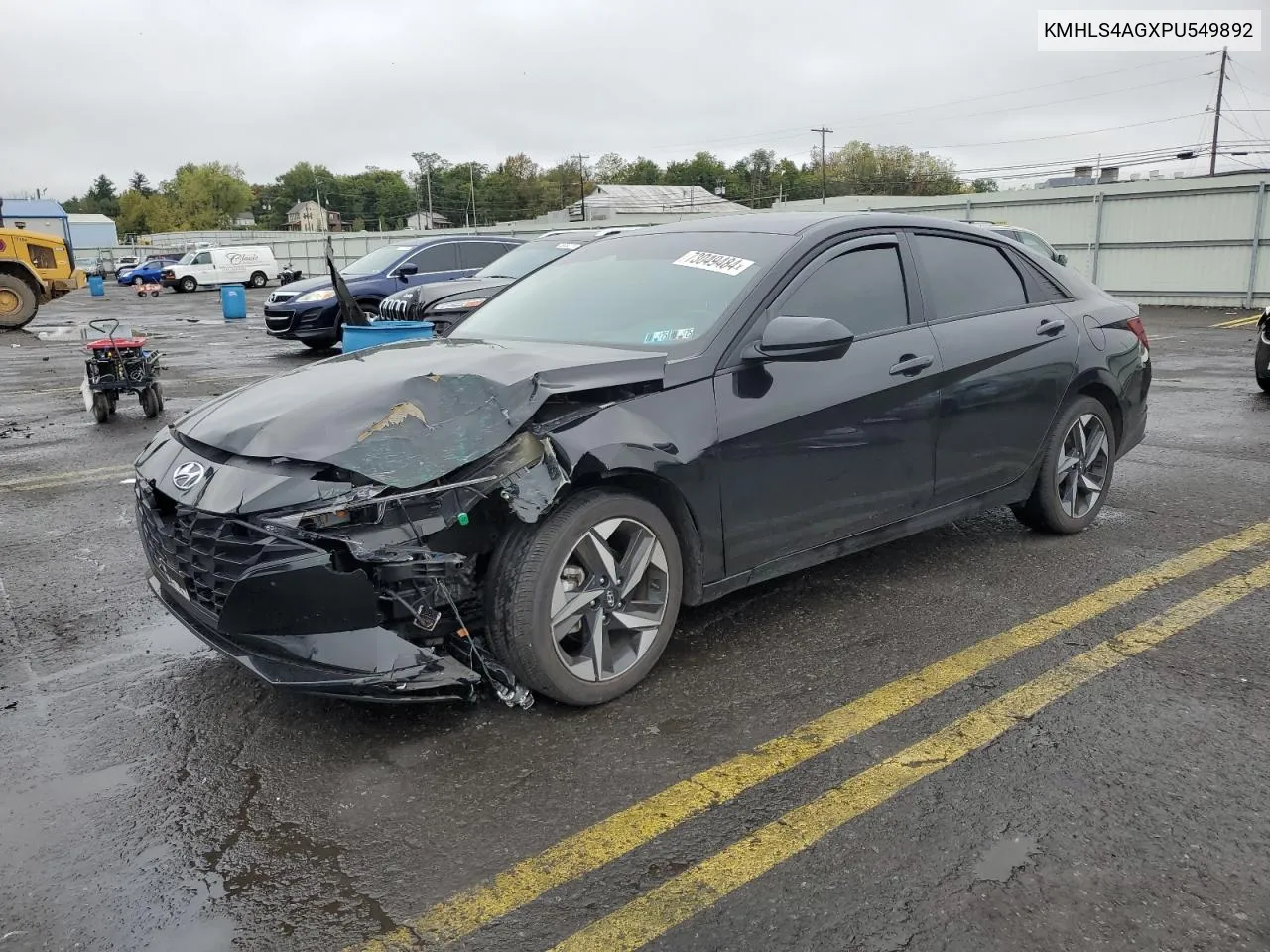 2023 Hyundai Elantra Sel VIN: KMHLS4AGXPU549892 Lot: 73049484