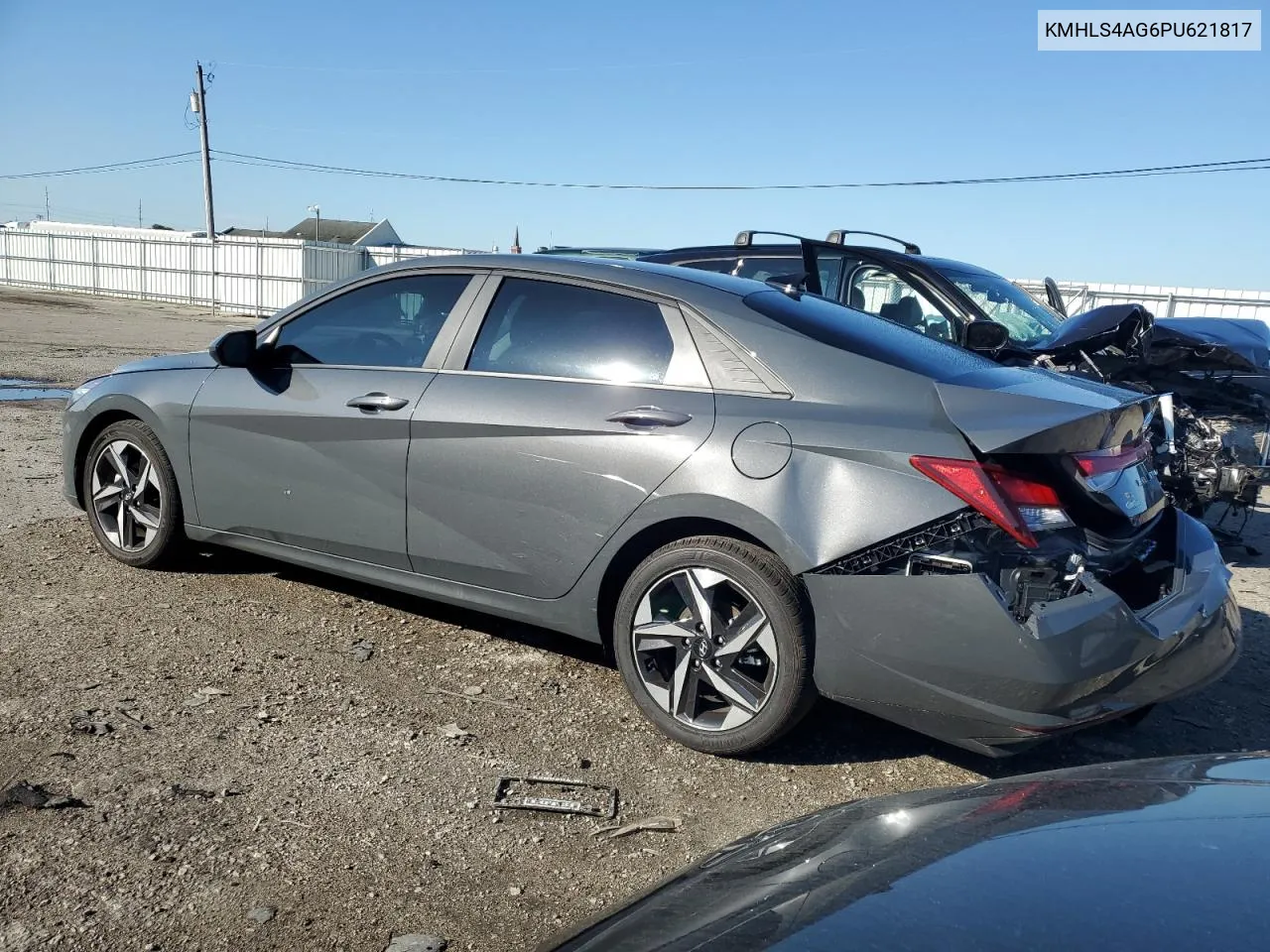 2023 Hyundai Elantra Sel VIN: KMHLS4AG6PU621817 Lot: 73083464