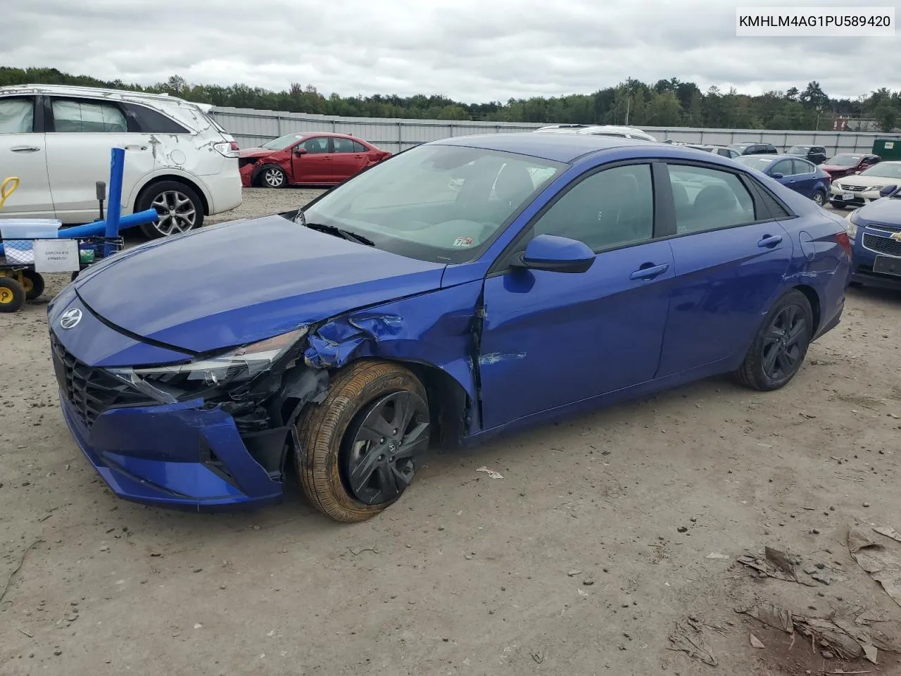 2023 Hyundai Elantra Sel VIN: KMHLM4AG1PU589420 Lot: 73127614