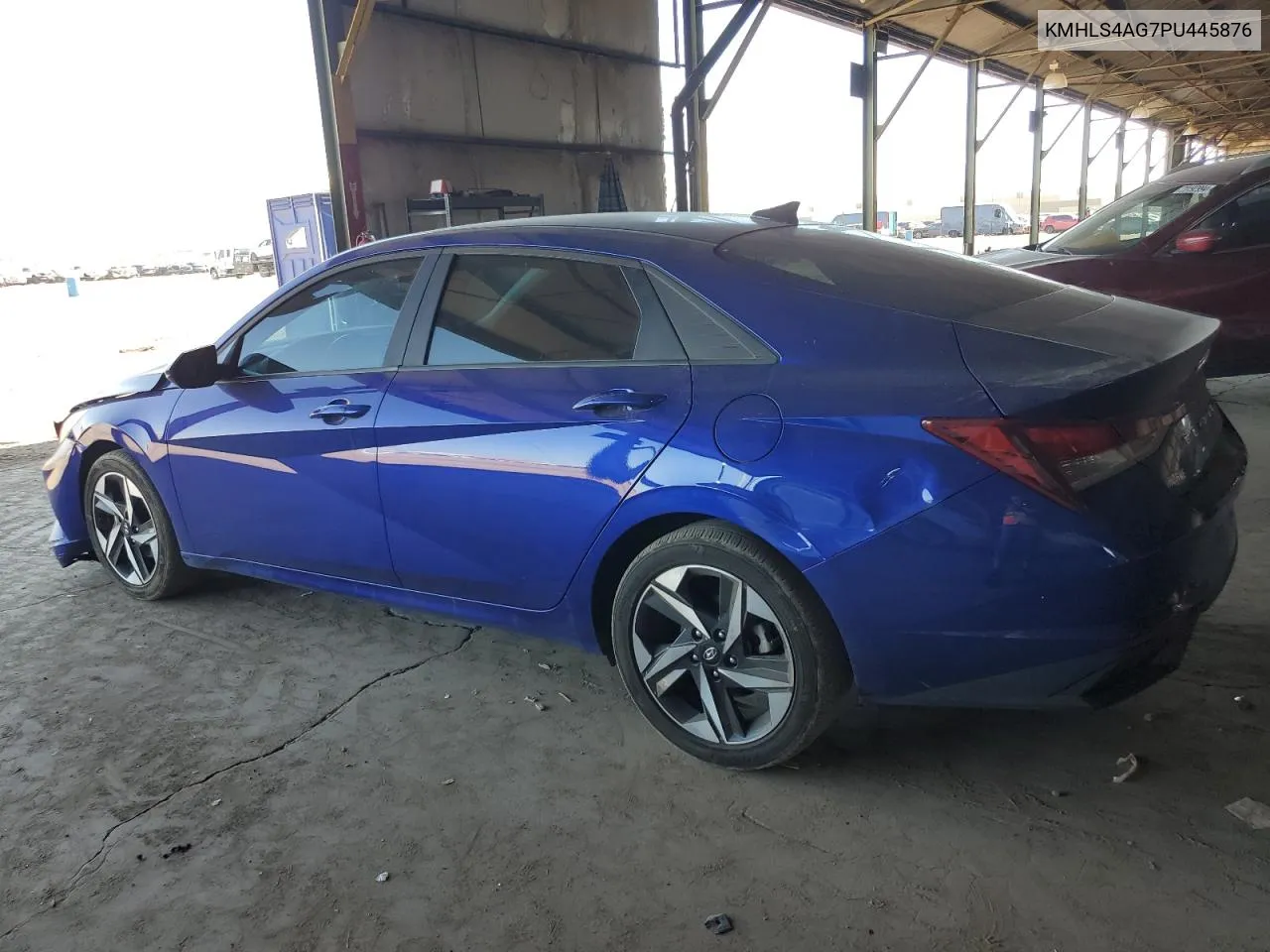 2023 Hyundai Elantra Sel VIN: KMHLS4AG7PU445876 Lot: 73136934