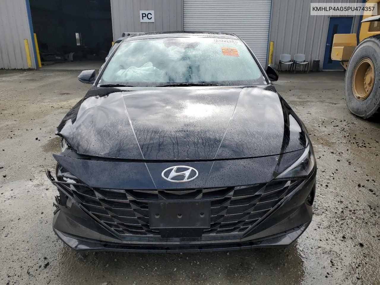 2023 Hyundai Elantra Limited VIN: KMHLP4AG5PU474357 Lot: 73222624