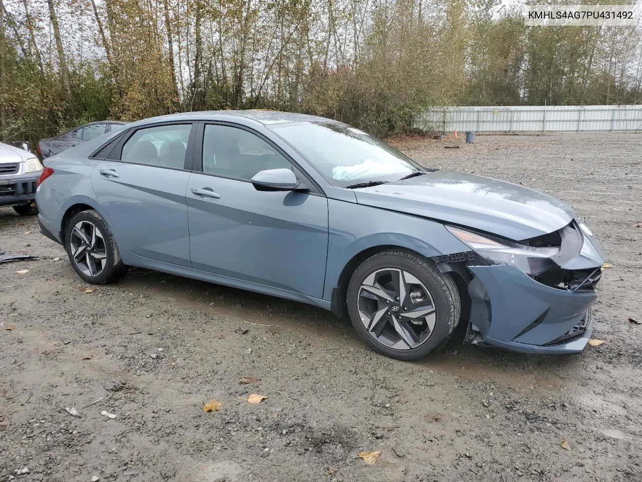 KMHLS4AG7PU431492 2023 Hyundai Elantra Sel