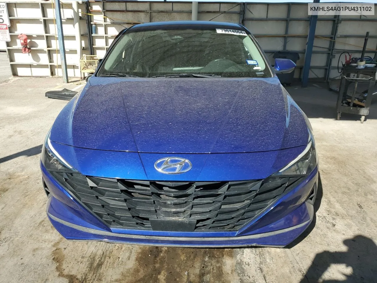 2023 Hyundai Elantra Sel VIN: KMHLS4AG1PU431102 Lot: 73514554