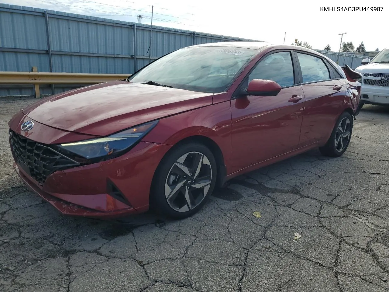 KMHLS4AG3PU449987 2023 Hyundai Elantra Sel