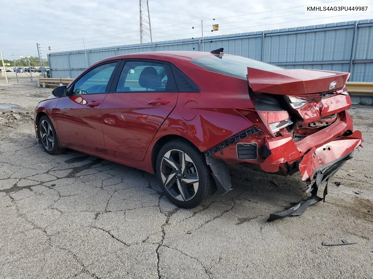 KMHLS4AG3PU449987 2023 Hyundai Elantra Sel