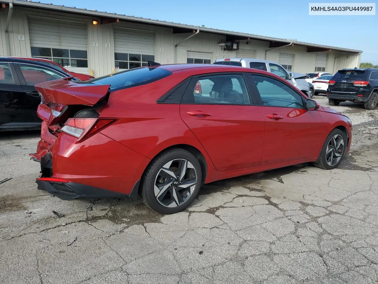 2023 Hyundai Elantra Sel VIN: KMHLS4AG3PU449987 Lot: 73552844