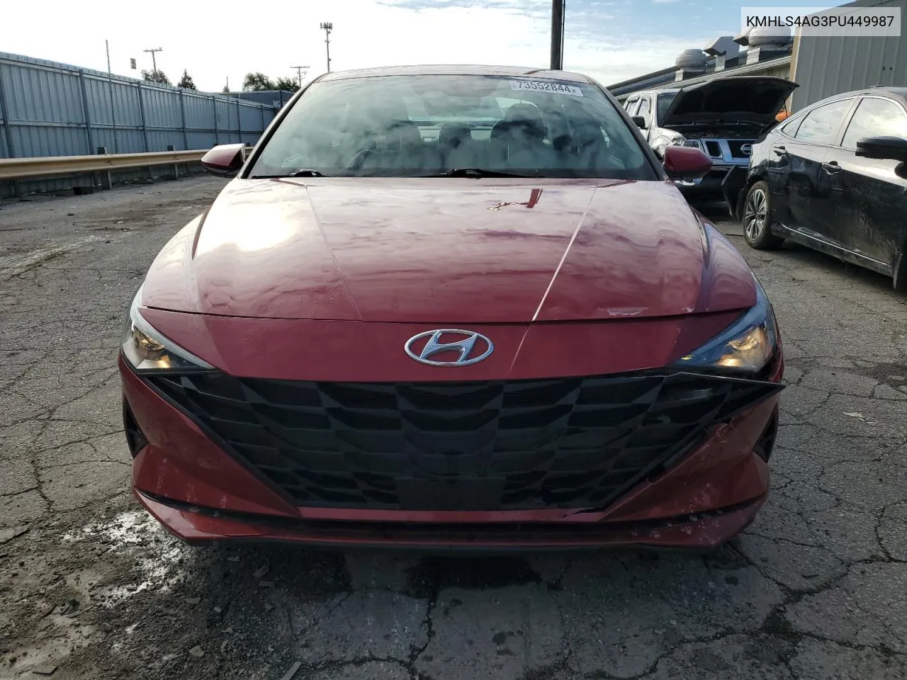 KMHLS4AG3PU449987 2023 Hyundai Elantra Sel