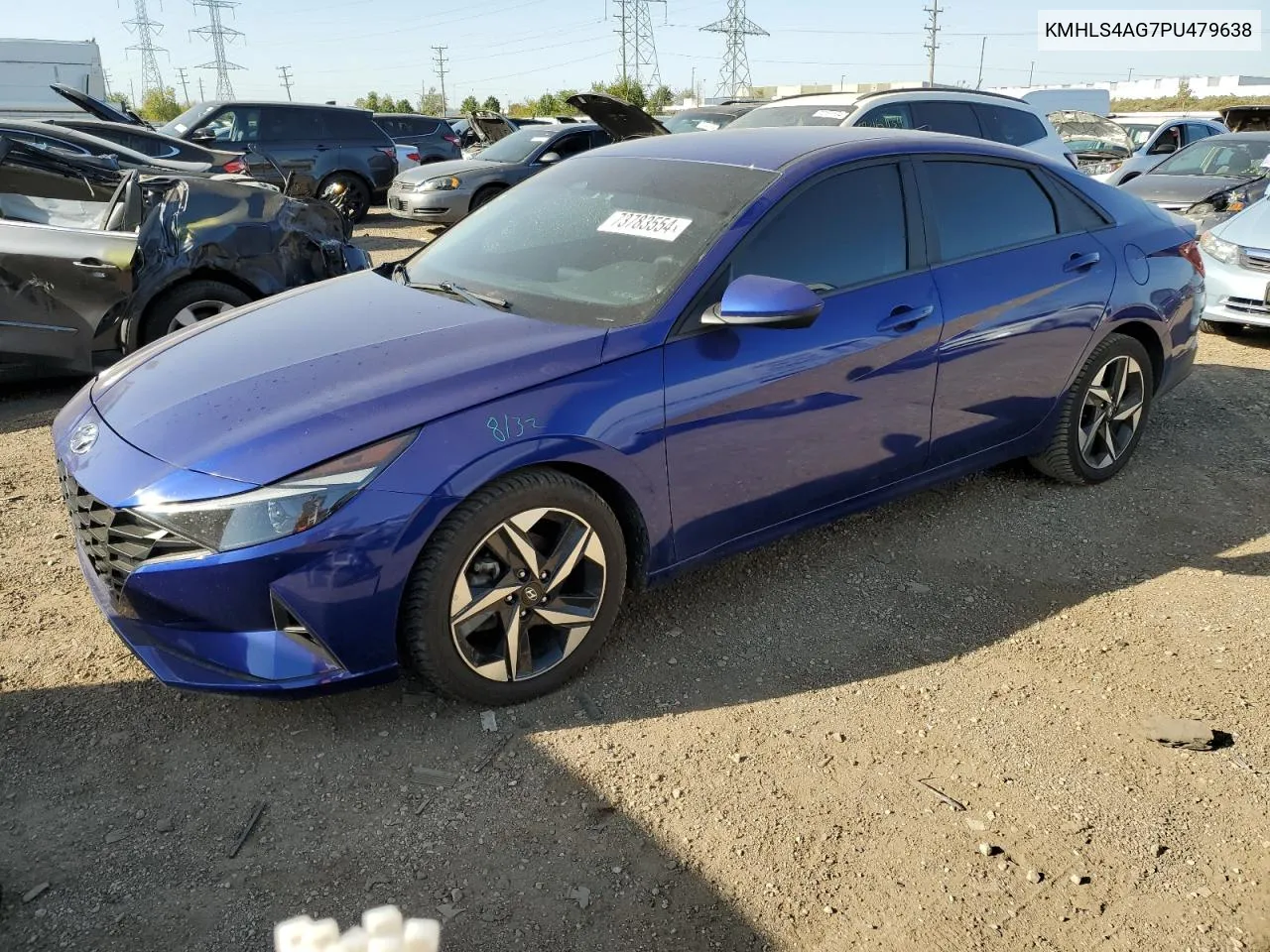 KMHLS4AG7PU479638 2023 Hyundai Elantra Sel